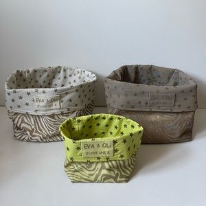 Eva & Oli Kids’ Storage Baskets - set of 3